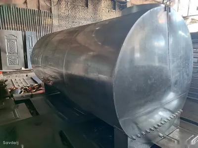 Бочка из оцинкованный стали 10000л.