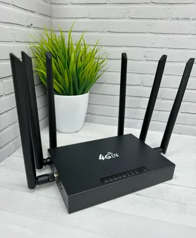 Роутер WiFi с сим картой 4G LTE с 2 дополнительными антеннами ED128