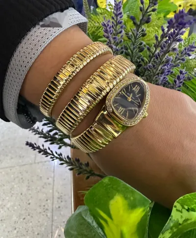 Часы Браслет змейка Bvlgari