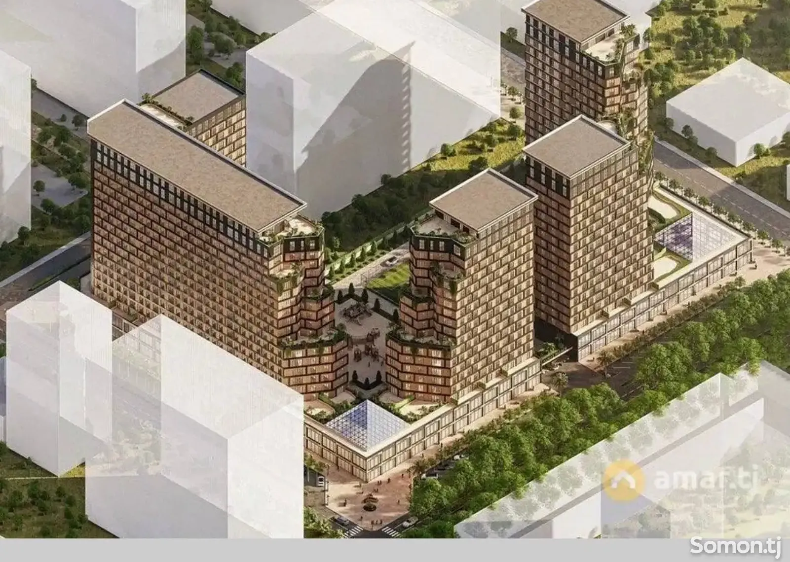 3-комн. квартира, 10 этаж, 114 м², Шохмансур, Мактаби 20, роддом 2