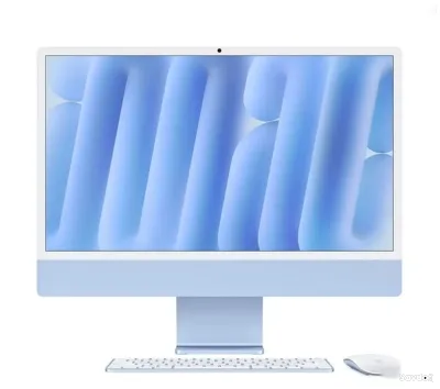 Моноблок Apple iMac 24, M4 24ГБ, 512ГБ SSD ,4.5K Retina, Blue, Touch ID, MD2T4B