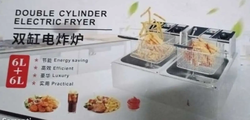 Фритюрница Double Cylinder 6х6 12л