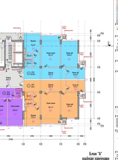 3-комн. квартира, 13 этаж, 136 м², Шохмансур