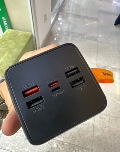Внешний аккумулятор с фанарикам Powerbank Mars 50000 mah