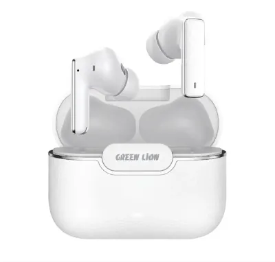 Беспроводные наушники Green Lion River Plus True Wireless Earbuds белый