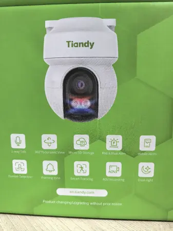 Поворотная солнечная камера Tiandy TC-H333K 9DA-4 — миниатюра 3