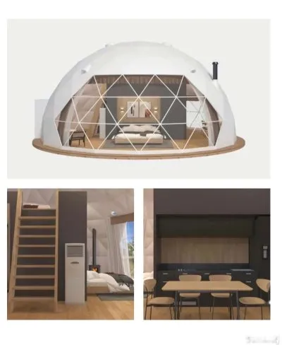 Купольный передвижной дом