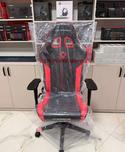 Игровое кресло DXRacer Prince Throne 2026 Black Red