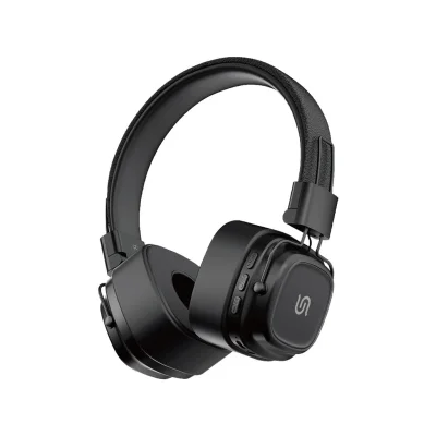 Беспроводные наушники Porodo Soundtec Vintage Headphone черный