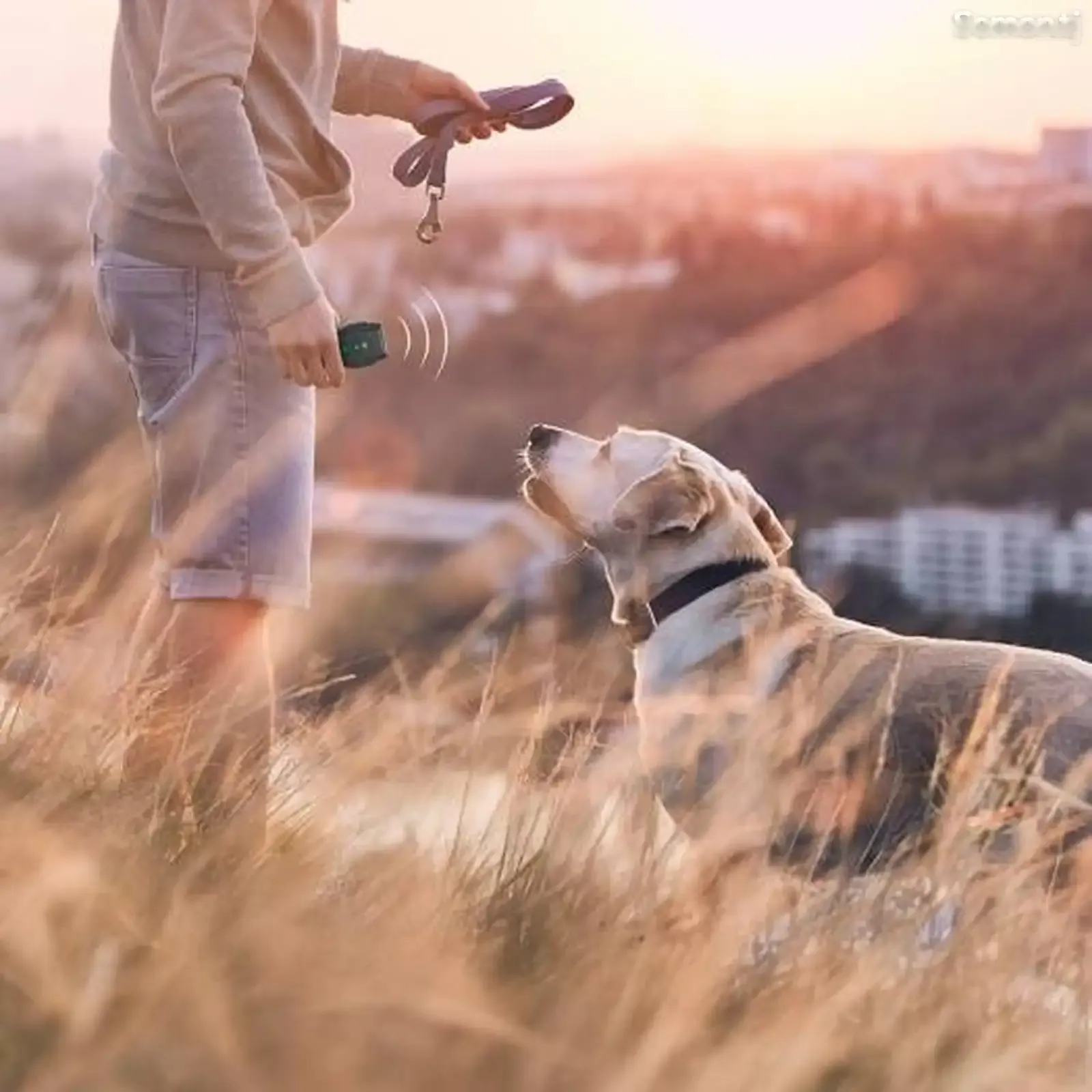 Ультразвуковой отпугиватель и дрессировщик собак Green Lion Ultrasonic Pet Shiel