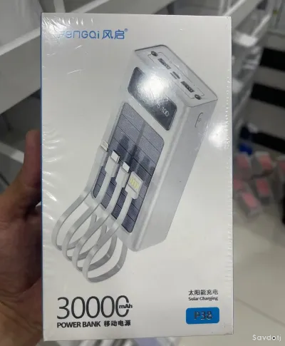 Внешний аккумулятор на солнечных батареях, Fengqi 30000 mAh