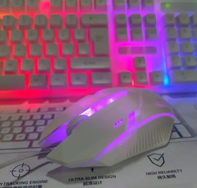 Клавиатура + мышка Aос KM100 RGB Проводной