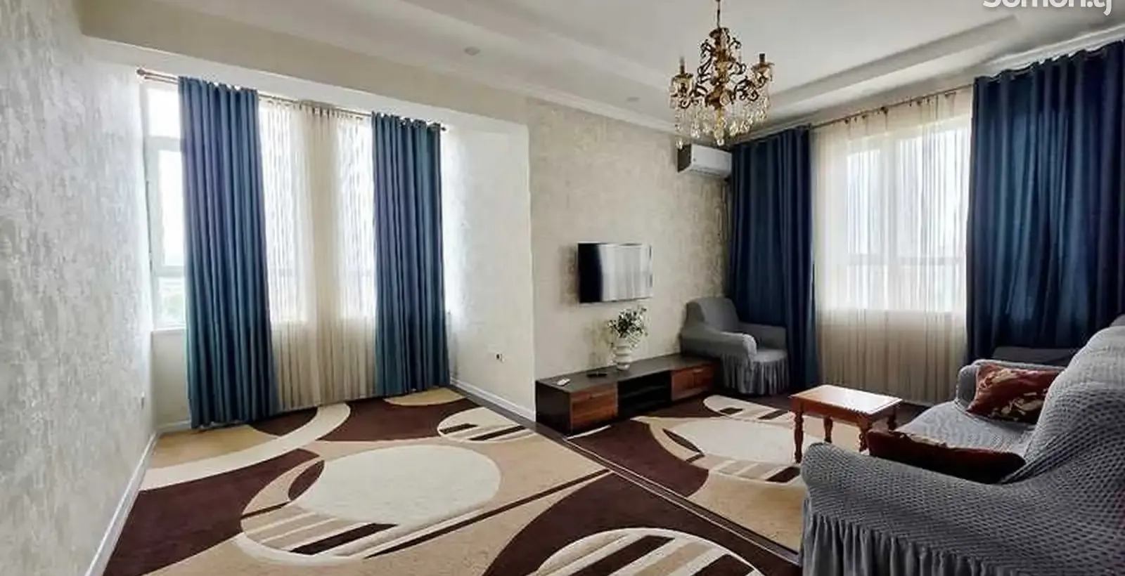 3-комн. квартира, 10 этаж, 110м², Ашан