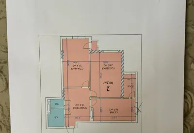 3-комн. квартира, 6 этаж, 92 м²,  проспект Рудаки