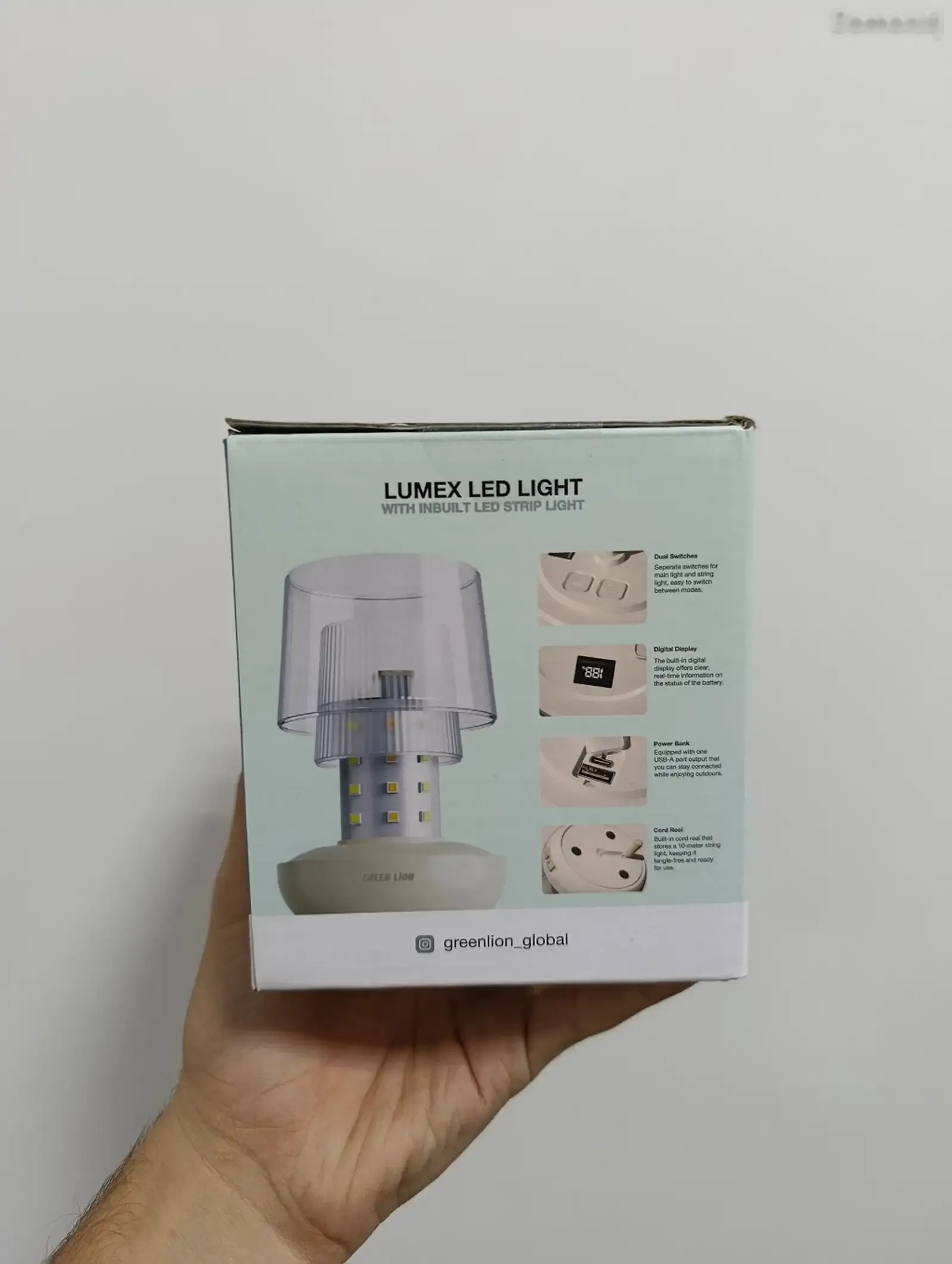 Светильник Green Lion Lumex Led With Inbuilt Led Strip Light