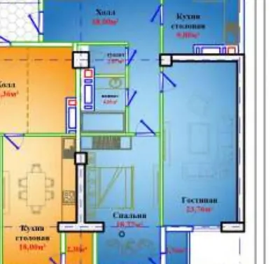 2-комн. квартира, 15 этаж, 77 м², Перекресток Спартак,Бурчи Анушервон