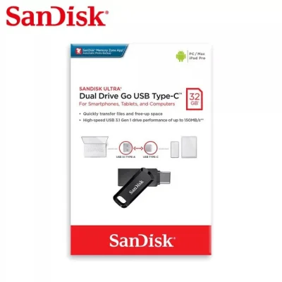 USB - Type-c флеш накопитель Sandisk 32GB