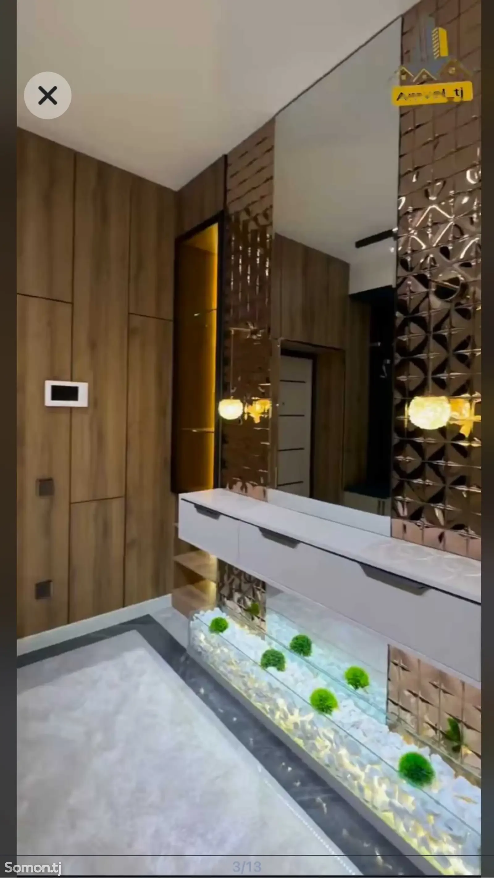 2-комн. квартира, 7 этаж, 70м², Голубой экран