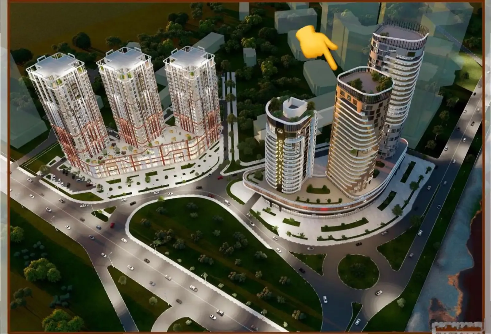 3-комн. квартира, 16 этаж, 124 м², Ресторан Сим-Сим