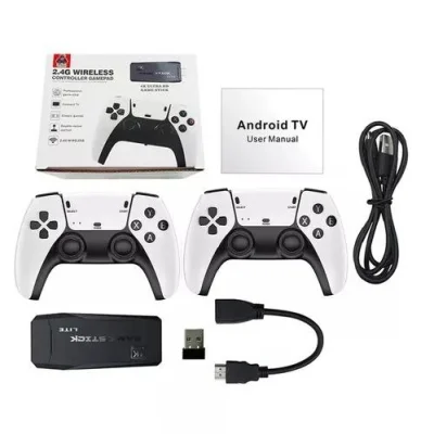 Игровая приставка 4К 3D ULTRA HD 2.4G Game Stick Lite