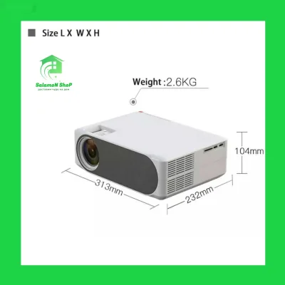 Проектор M19W Android Version - 6000 Lumens Full HD 1080P LCD Home Projector