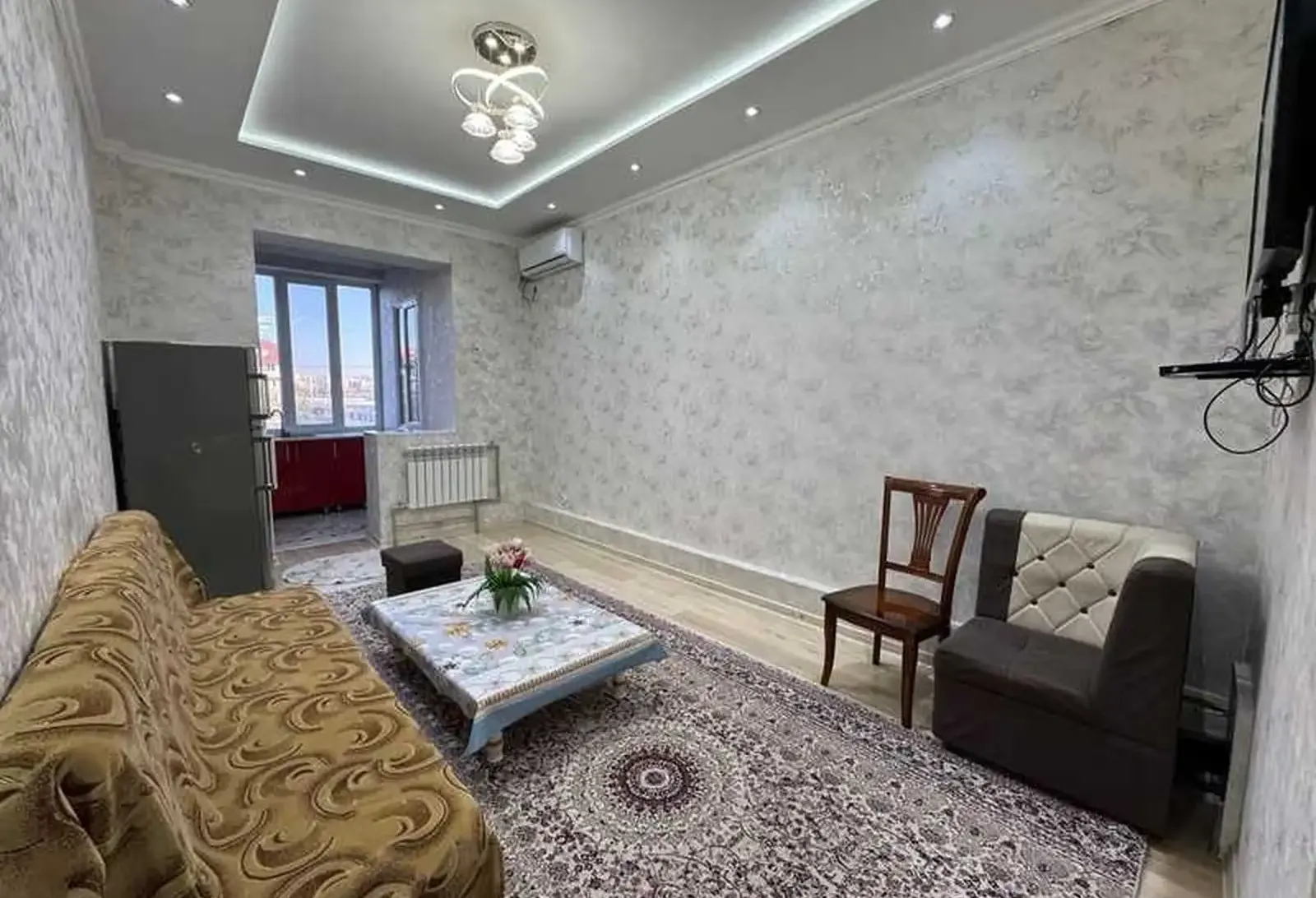 2-комн. квартира, 3 этаж, 75м², Қараболо