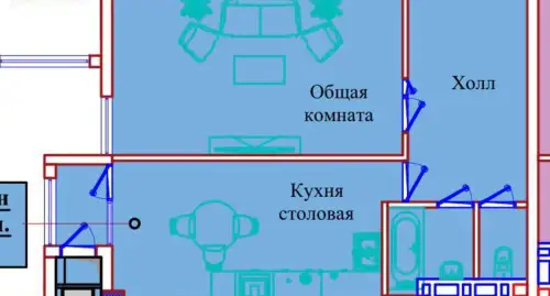 1-комн. квартира, 15 этаж, 62 м², Исмоили Сомонӣ