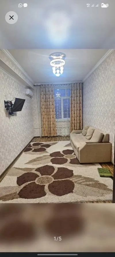 1-комн. квартира, 12 этаж, 52 м², сомони