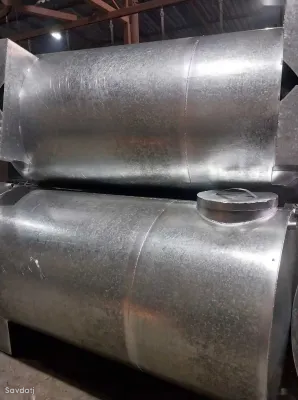 Бочка оцинкованная 1500л. SDC 1.5мм.