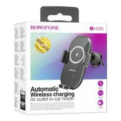 Автодержатель Borofone BH205 с беспроводной зарядкой