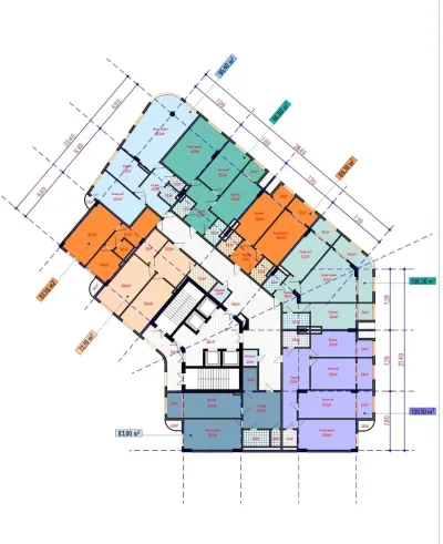 2-комн. квартира, 8 этаж, 76 м², Шохмансур