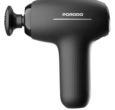 Мини массажер Porodo Lifestyle Cordless Mini Massage Gun, черный