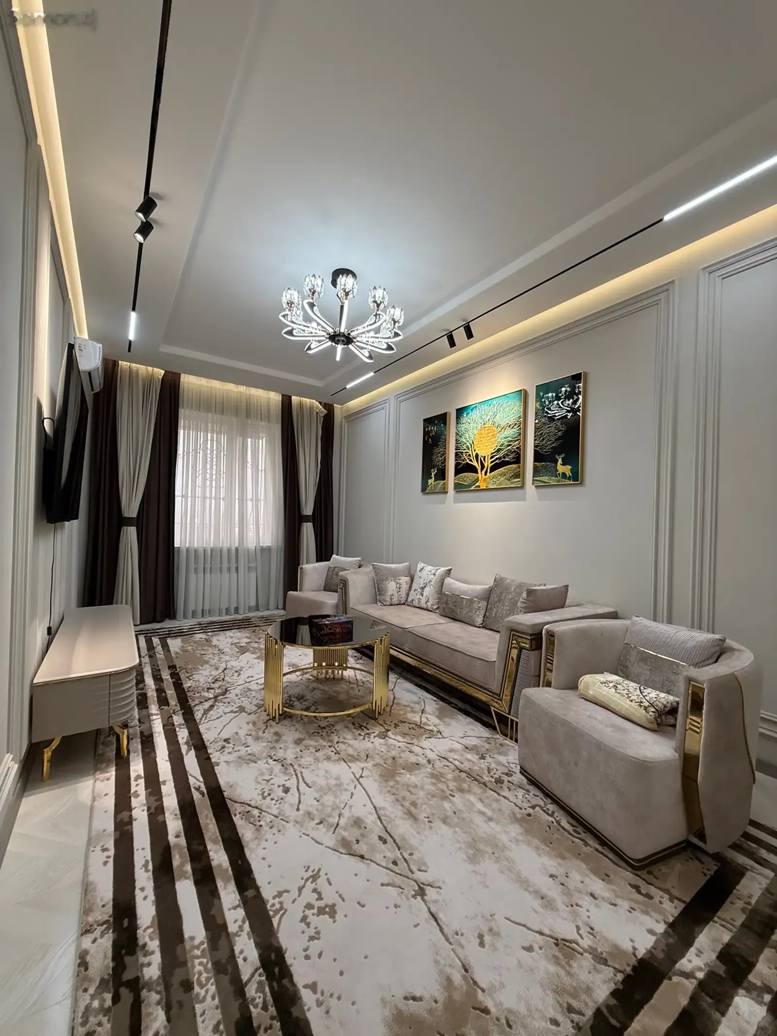 3-комн. квартира, 11 этаж, 93 м², Сино