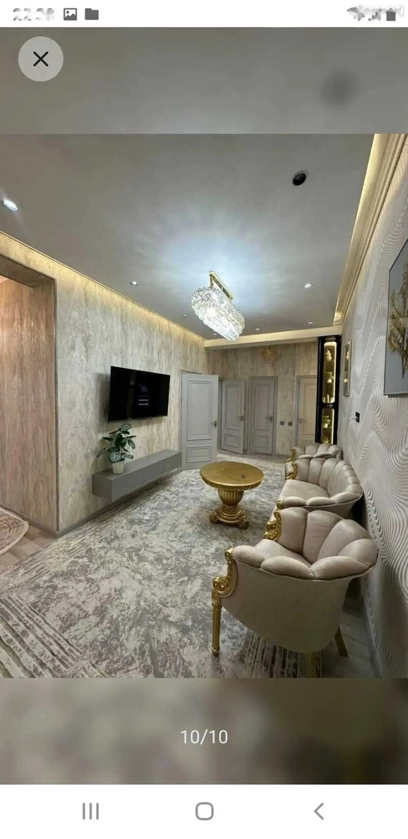 3-к квартира, 11 этаж, 110 м², голубой экран