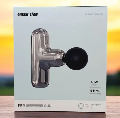 Массажный пистолет Green Lion Pro Massage Gun GNPRMASGUNSL серебро