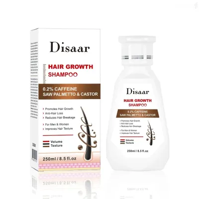 Шампунь Disaar Hair Growth Shampoo с кофеином и экстрактом пальмы сереноа