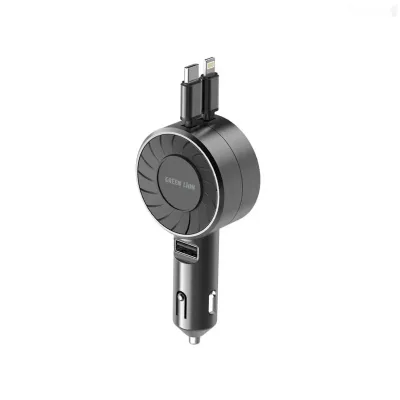 Автомобильное зарядное устройство Green Lion Telescopic 50W