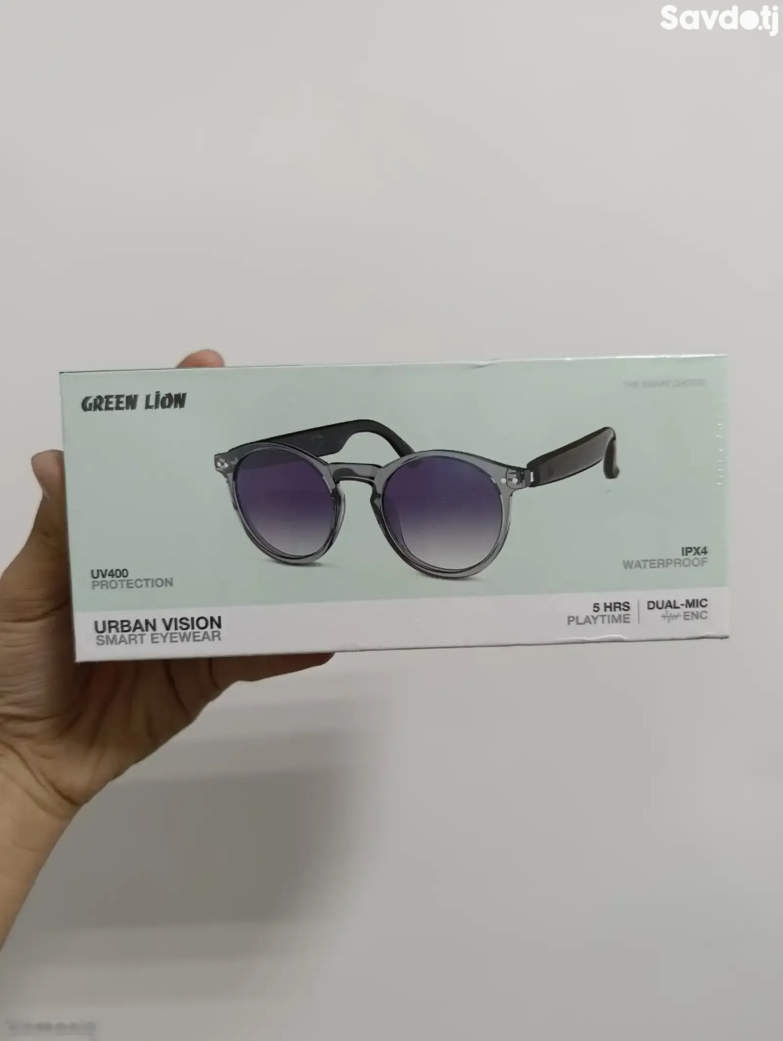 Умные очки Bluetooth Green Lion Urban Vision Smart Eyewear черный