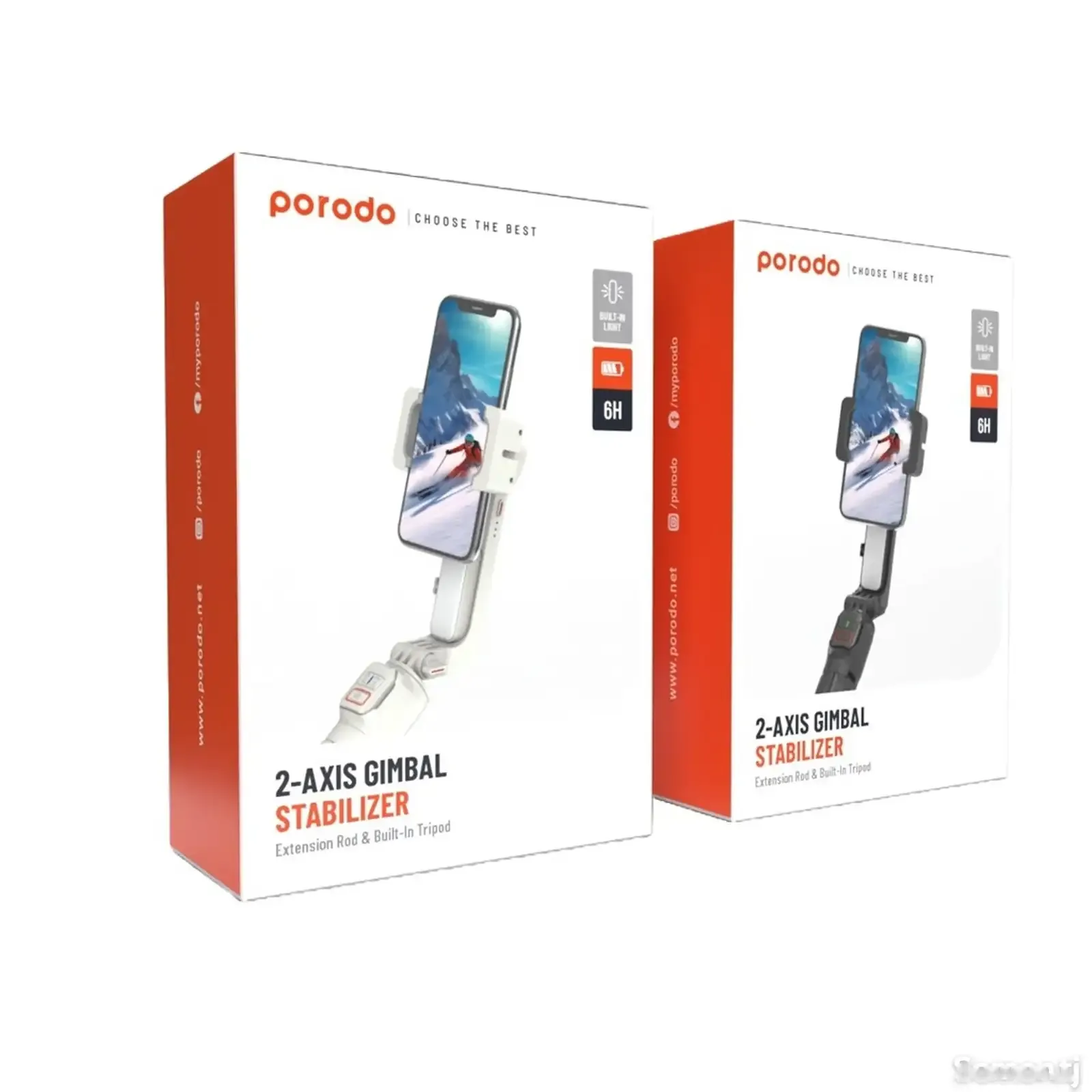 Стабилизатор Porodo Anti-Shake с поворотным центральным управлением