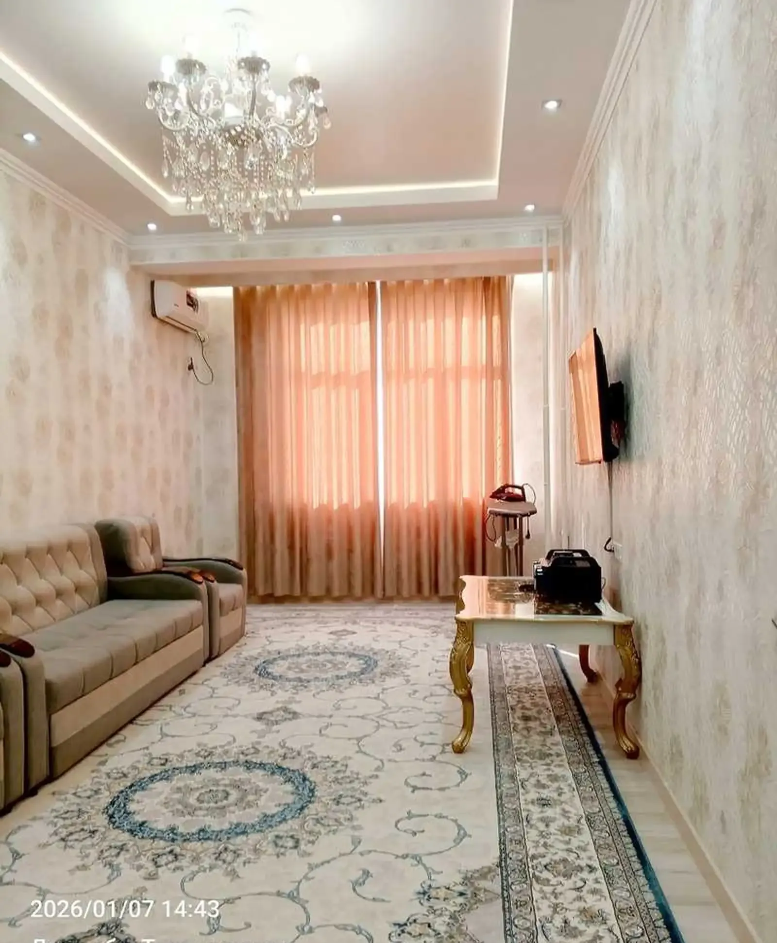 2-комн. квартира, 5 этаж, 56м², Аграри