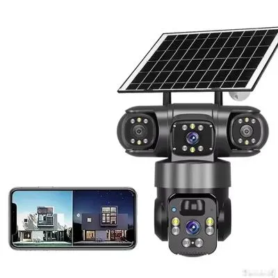 Камера видеонаблюдения PTZ H36-3-G, уличная,8000mAh, ZOOM10X, HD/UHD, 3х4Мп, 4G