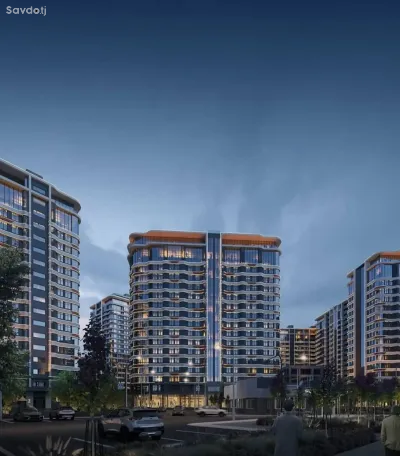 3-комн. квартира, 14 этаж, 107 м², И.Сомони Славянский \ Ашан