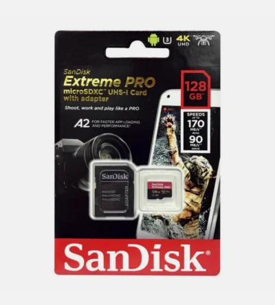 Карта памяти SanDisk Extreme Pro 128GB