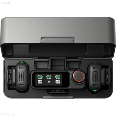 Беспроводная микрофонная система DJI Mic 3, 2 TX & 1 RX, 32-bit Float Black