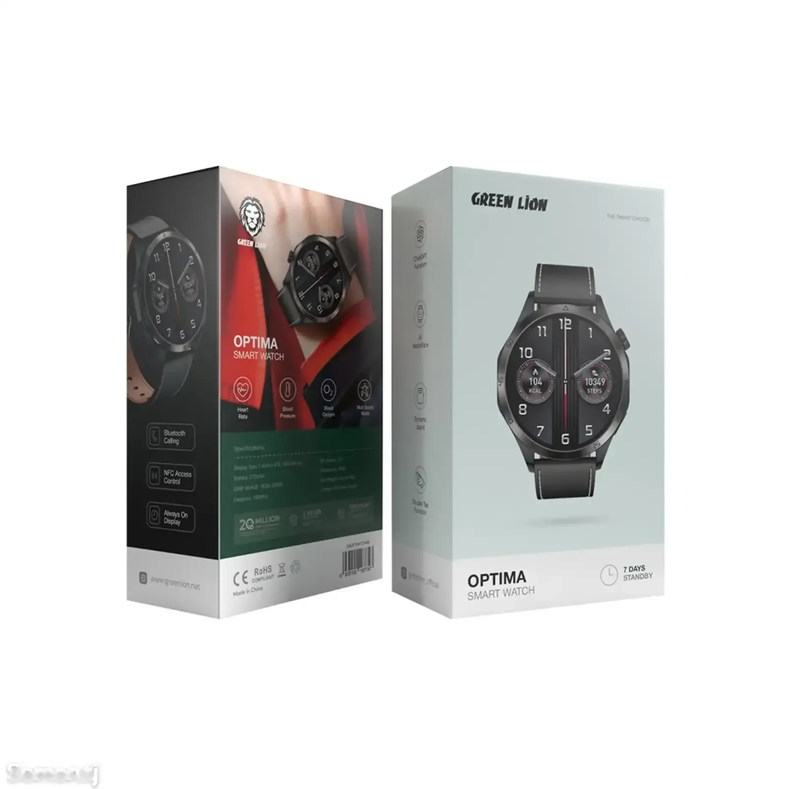 Умные часы Green Lion Optima черный