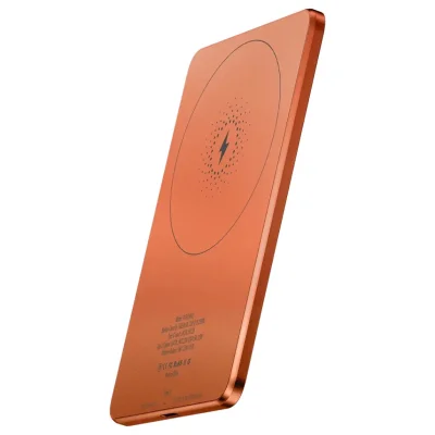 Повербанк Powerology Ultra-Thin 5000mAh MagSafe Power Bank, оранжевый