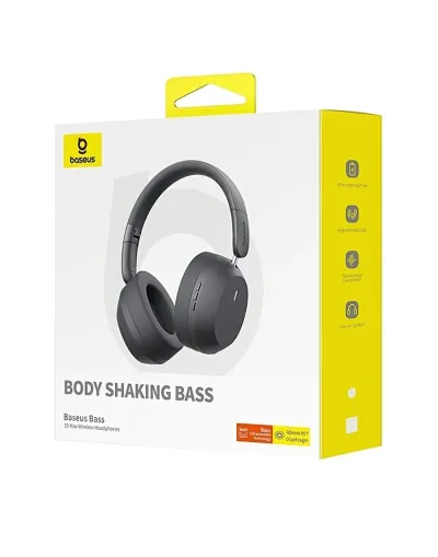 Беспроводные наушники Baseus Bass 35 max чёрный