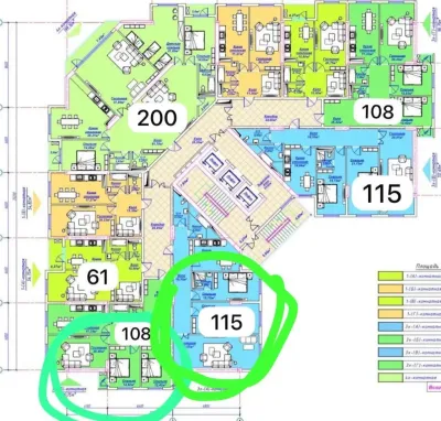 3-комн. квартира, 16 этаж, 108 м², парк А Навои / Ашан / Зеленый базар