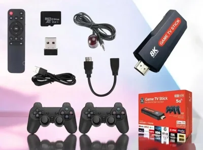Игровая приставка для телевизора UKC Game TV Stick X2 Plus 64Gb консоль з двома — миниатюра 3