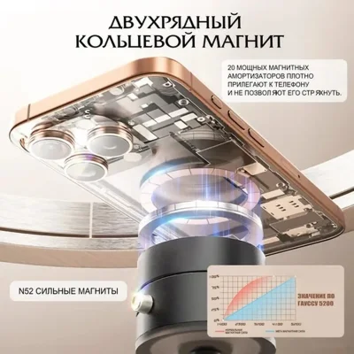 Вакуумный держатель для телефона — миниатюра 6